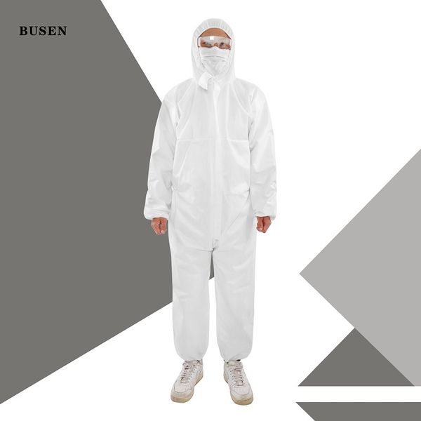 4 шт. / упак. взрослая мужская женская защитная одежда обычный одноразовый защитный костюм (нестерильный) комбинезон с капюшоном сиамский из 
4 шт. / упак. взрослая мужская женская защитная одежда обычный одноразовый защитный костюм (нестерильный) комбинезон с капюшоном сиамский из