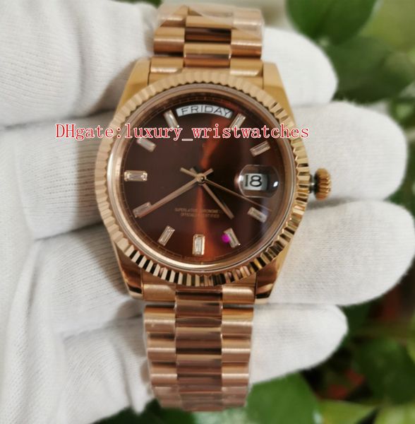 excellent bp factory wristwatches day-date 228235 36mm 40mm 18k rose gold diamond 2813 movement automatic mechanical mens watch watches, Slivery;brown
excellent bp factory wristwatches day-date 228235 36mm 40mm 18k rose gold diamond 2813 movement automatic mechanical mens watch watches, Slivery;brown