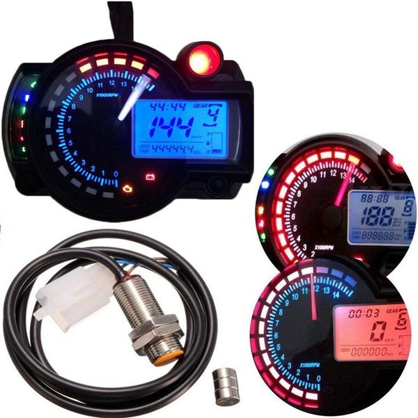 motorcycle accessories, digital odometer, lcd meter, odometer, motorcycle two-color adjustable speed electronic digital mileage display
motorcycle accessories, digital odometer, lcd meter, odometer, motorcycle two-color adjustable speed electronic digital mileage display
