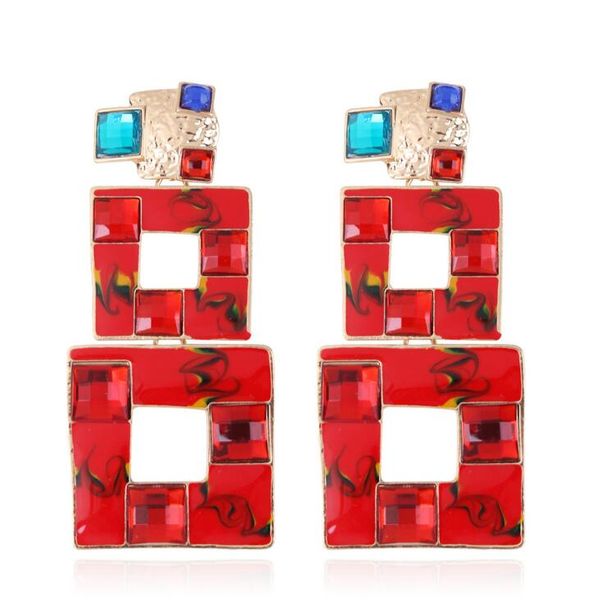 fashion-and the united states new 2018 multicolor square earrings fashion modern exaggerated alloy ladies earrings, Silver
fashion-and the united states new 2018 multicolor square earrings fashion modern exaggerated alloy ladies earrings, Silver