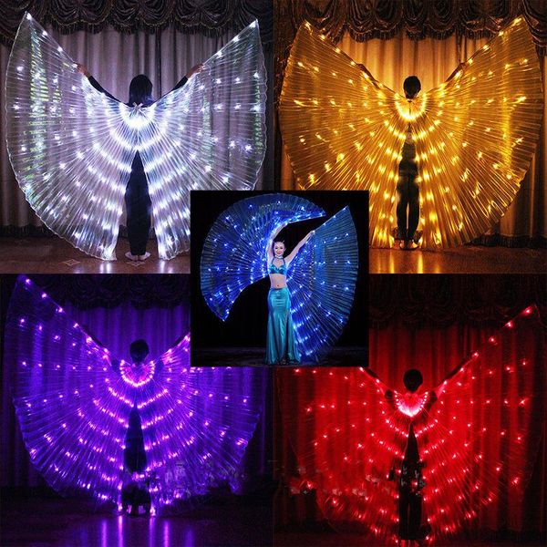 111belly dance led wings for women girls glow butterfly led wings light up shining colorful stage performance props wing, Black;red
111belly dance led wings for women girls glow butterfly led wings light up shining colorful stage performance props wing, Black;red