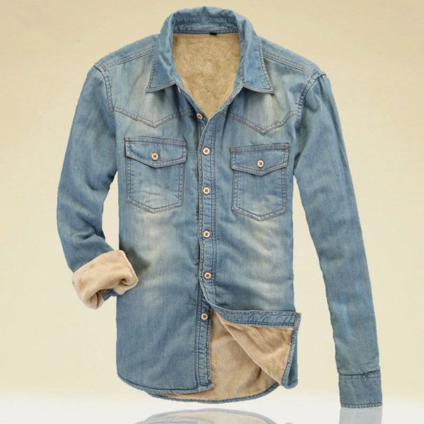 2017 spring new thick warm camisa denim hombre long sleeve vintage slim fit winter shirts men, White;black
2017 spring new thick warm camisa denim hombre long sleeve vintage slim fit winter shirts men, White;black