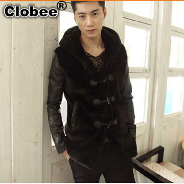 2020 6xl autumn winter hooded 2020 splice men mink coat jaqueta masculina luxury street black faux fur coat outwear v540
2020 6xl autumn winter hooded 2020 splice men mink coat jaqueta masculina luxury street black faux fur coat outwear v540