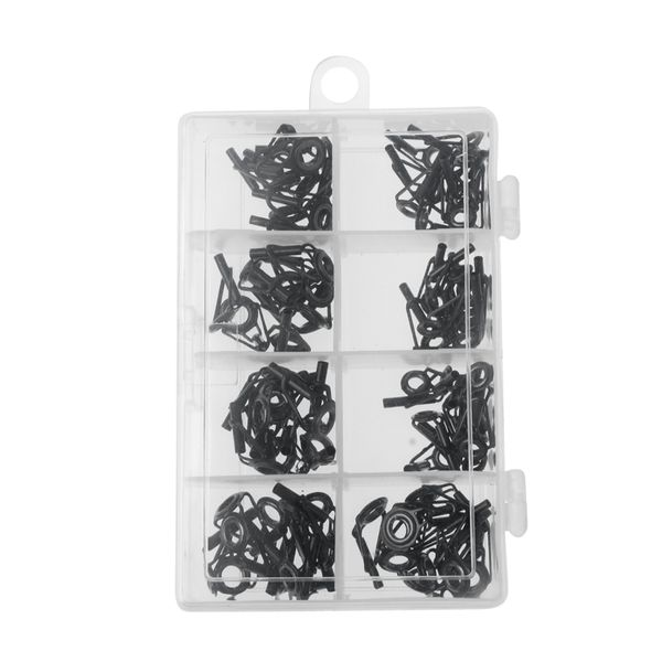 80 pieces fishing rod guides tips fishing casting rod guides fishing line spinning guide eyes rings repair kit set
80 pieces fishing rod guides tips fishing casting rod guides fishing line spinning guide eyes rings repair kit set