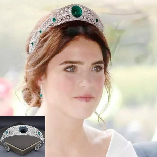 royal vintage green rhinestone opal crown bridal headdress princess diadem crystal tiaras wedding hair accessories jewelry, Golden;white
royal vintage green rhinestone opal crown bridal headdress princess diadem crystal tiaras wedding hair accessories jewelry, Golden;white