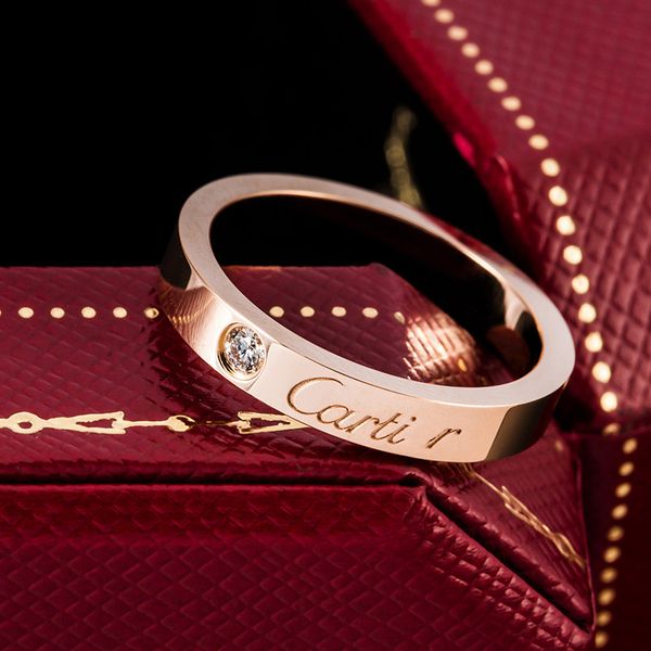 men / women cz diamond love ring 3 color couple ring titanium steel high polished lover rings, Silver
men / women cz diamond love ring 3 color couple ring titanium steel high polished lover rings, Silver