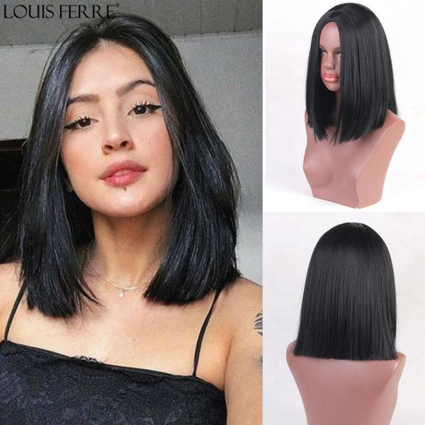 louis ferre straight black medium synthetic wigs middle part heat resistant hair for black women cosplay costume party wigs
louis ferre straight black medium synthetic wigs middle part heat resistant hair for black women cosplay costume party wigs