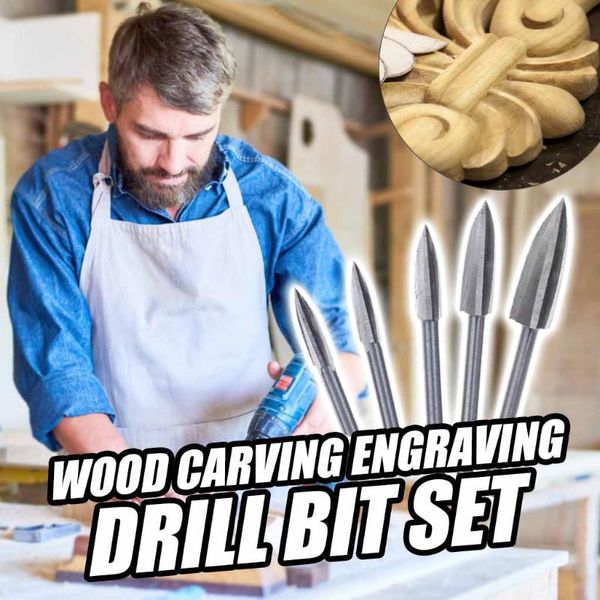 5pcs wood carving carving drill set rotary tools mini drill bit set cutting hss routing milling burrs file cutter grinding bits
5pcs wood carving carving drill set rotary tools mini drill bit set cutting hss routing milling burrs file cutter grinding bits