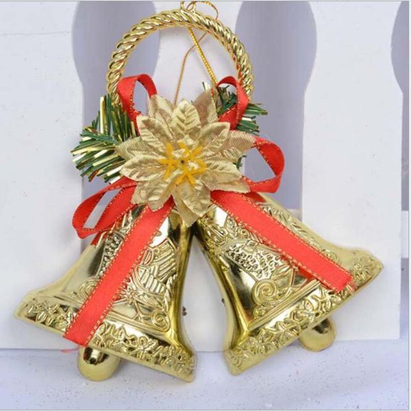 wholesale 5pcs/lot 15cm christmas snow bells christmas tree decoration double bell pendant plated gold and silver tree bells
wholesale 5pcs/lot 15cm christmas snow bells christmas tree decoration double bell pendant plated gold and silver tree bells