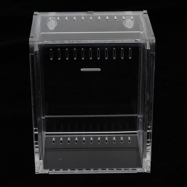 clear terrarium box reptile & amphibian breeding box for snake lizard turtle