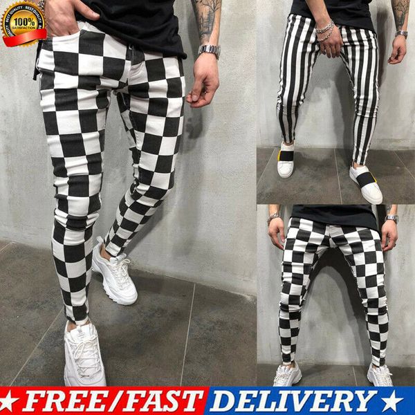 2019 men's slim pants striped plaid comfort tights fitness jogging casual pants, Black;blue
2019 men's slim pants striped plaid comfort tights fitness jogging casual pants, Black;blue