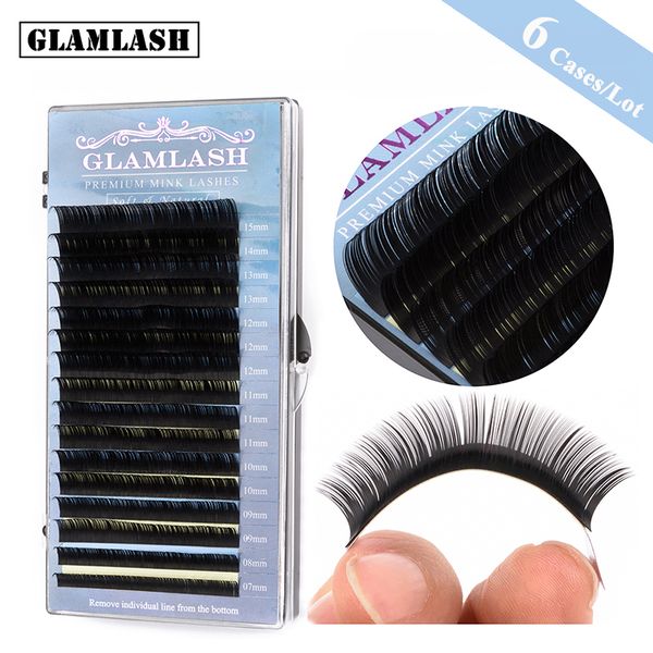 glamlash 6cases/lot 16rows mix length natural synthetic mink individual eyelash extension soft makeup cilia professional use
glamlash 6cases/lot 16rows mix length natural synthetic mink individual eyelash extension soft makeup cilia professional use