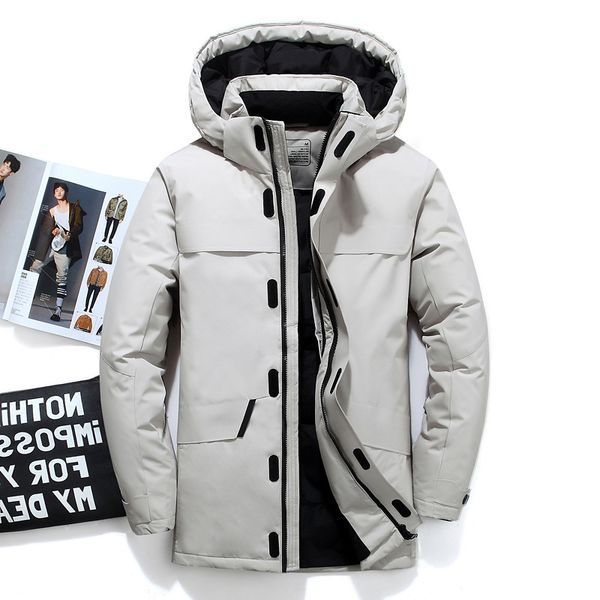 warm white duck down coats men 2019 winter warm hooded parka fashion length jackets male outwea, Black
warm white duck down coats men 2019 winter warm hooded parka fashion length jackets male outwea, Black