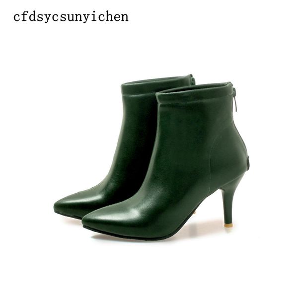 black green beige women ankle boots ladies dress shoes high heels ba-ascp-08-4 plus big size 4.5 10 43
black green beige women ankle boots ladies dress shoes high heels ba-ascp-08-4 plus big size 4.5 10 43