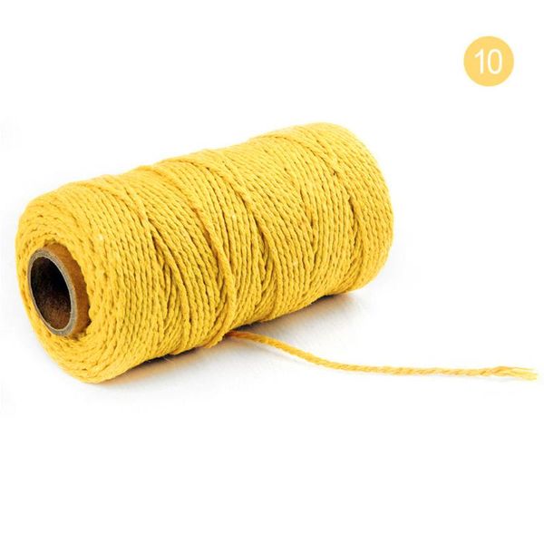 100m yellow pure cotton twisted cord rope crafts macrame artisan string dream catcher rope f21#35, Black;white
100m yellow pure cotton twisted cord rope crafts macrame artisan string dream catcher rope f21#35, Black;white