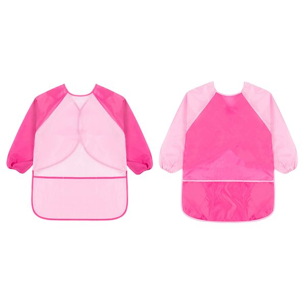 2 x kids art smock, waterproof painting apron for children, artist aprons with long sleeve, apron for toddler, smocks for boy girl, rose red
2 x kids art smock, waterproof painting apron for children, artist aprons with long sleeve, apron for toddler, smocks for boy girl, rose red