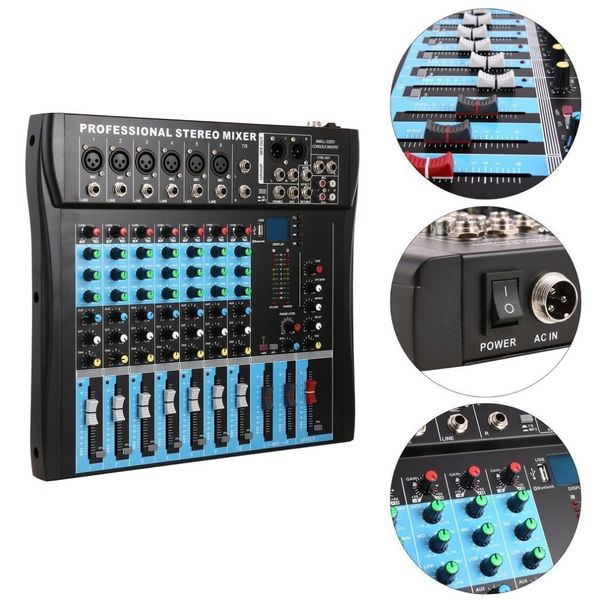 ct8 8 channel professional stereo mixer live usb studio audio sound console network anchor device vocal effect processor
ct8 8 channel professional stereo mixer live usb studio audio sound console network anchor device vocal effect processor