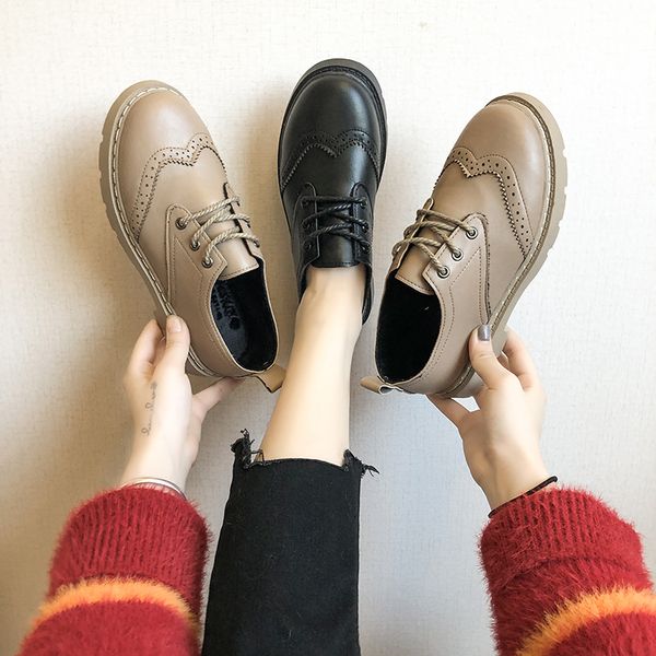 round toe shoes woman 2019 designer women all-match casual female sneakers oxfords women's flats new modis summer, Black 
round toe shoes woman 2019 designer women all-match casual female sneakers oxfords women's flats new modis summer, Black