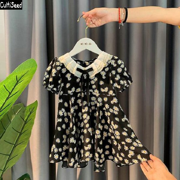 cultiseed baby girl floral print dress kids vintage cute short sleeve casual dress children girls summer bow collar dresses, Red;yellow
cultiseed baby girl floral print dress kids vintage cute short sleeve casual dress children girls summer bow collar dresses, Red;yellow