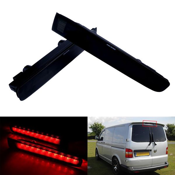 2x t5 transporter 03-15 barn door red led high level brake light t6 2015+ new