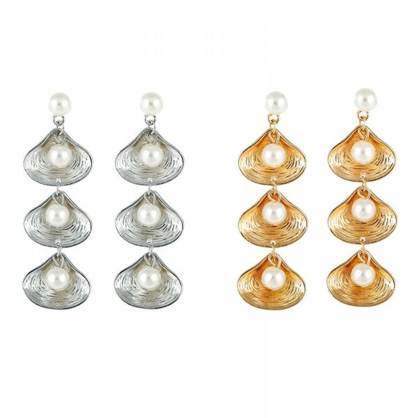 new temperament european american fashion long bohemia earrings creative pearl shell earrings for women gold silver jewelry
new temperament european american fashion long bohemia earrings creative pearl shell earrings for women gold silver jewelry