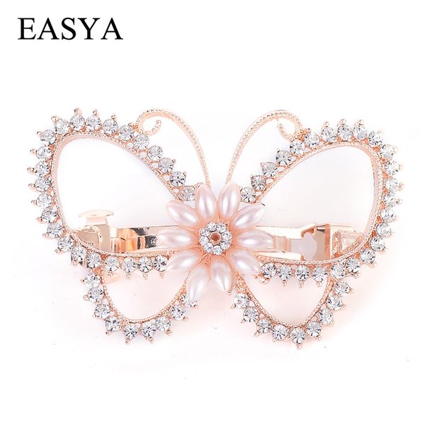 easya sparkling butterfly barrettes hairpin jewelry simulated pearl flower bridal wedding hair clips ornaments for women, Golden;white
easya sparkling butterfly barrettes hairpin jewelry simulated pearl flower bridal wedding hair clips ornaments for women, Golden;white