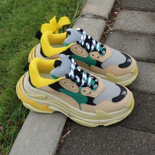 2019 multi luxury triple s designer low old dad sneaker combination soles boots mens womens fashion casual shoes high size 8602, Black
2019 multi luxury triple s designer low old dad sneaker combination soles boots mens womens fashion casual shoes high size 8602, Black