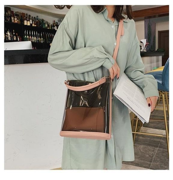 transparent bag 2020spring and summer new girl's beach jelly handbag messenger bag plastic
transparent bag 2020spring and summer new girl's beach jelly handbag messenger bag plastic