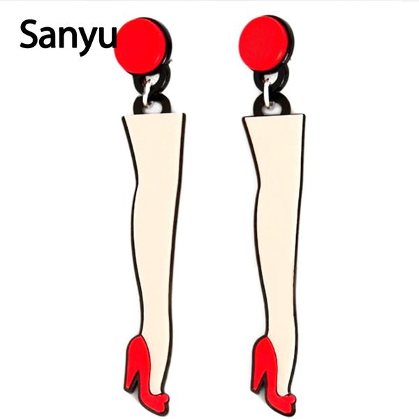 punk pretty legs acrylic drop earrings cool hiphop long charming legs tassel dangle earrings night club party trendy, Silver
punk pretty legs acrylic drop earrings cool hiphop long charming legs tassel dangle earrings night club party trendy, Silver