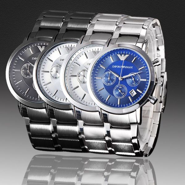 Горячие продажи топ роскошный новый AR2434 AR2448 AR2454 AR2453 из нержавеющей стали классические мужские наручные часы мужские часы бесплатная доставка
Горячие продажи топ роскошный новый AR2434 AR2448 AR2454 AR2453 из нержавеющей стали классические мужские наручные часы мужские часы бесплатная доставка