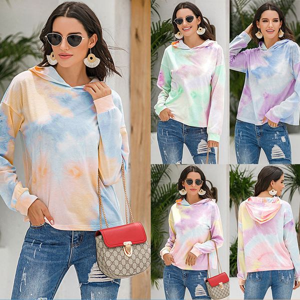 women's hoodies & sweatshirts fashion tie-dye printed sweatshirt 2021 fall winter long sleeve o-neck gradient loose womens pullover clo, Black
women's hoodies & sweatshirts fashion tie-dye printed sweatshirt 2021 fall winter long sleeve o-neck gradient loose womens pullover clo, Black