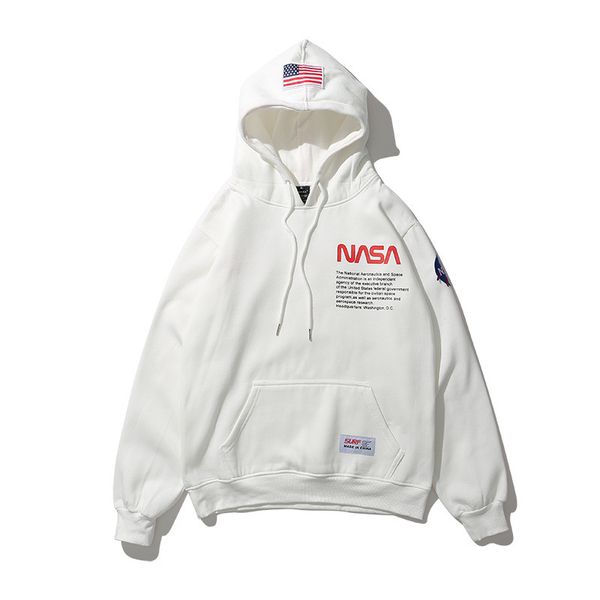 laatst Streetwear Loose Hoodies Mens Womens NASA Letter Print Hooded Sweatshirts Pullover Hip Hop Loose Hoodies Hommes Tops
laatst Streetwear Loose Hoodies Mens Womens NASA Letter Print Hooded Sweatshirts Pullover Hip Hop Loose Hoodies Hommes Tops