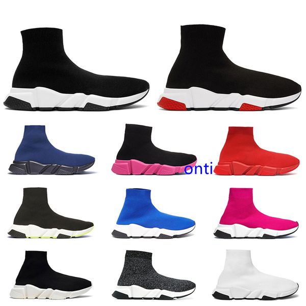 2020 men women designer socks shoes speed trainer triple black white glitter pink blue fashion luxury mens trainers casual canvas sneakers
2020 men women designer socks shoes speed trainer triple black white glitter pink blue fashion luxury mens trainers casual canvas sneakers