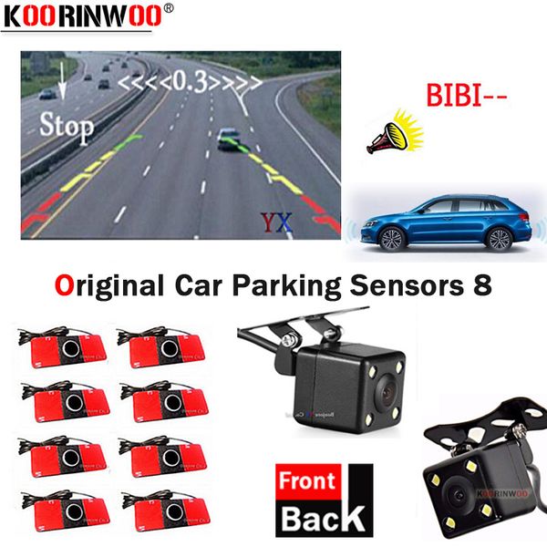 koorinwoo flat original 16.5mm car parking sensor video 8 black/ white/red front parking rearview camera parktronic video system
koorinwoo flat original 16.5mm car parking sensor video 8 black/ white/red front parking rearview camera parktronic video system