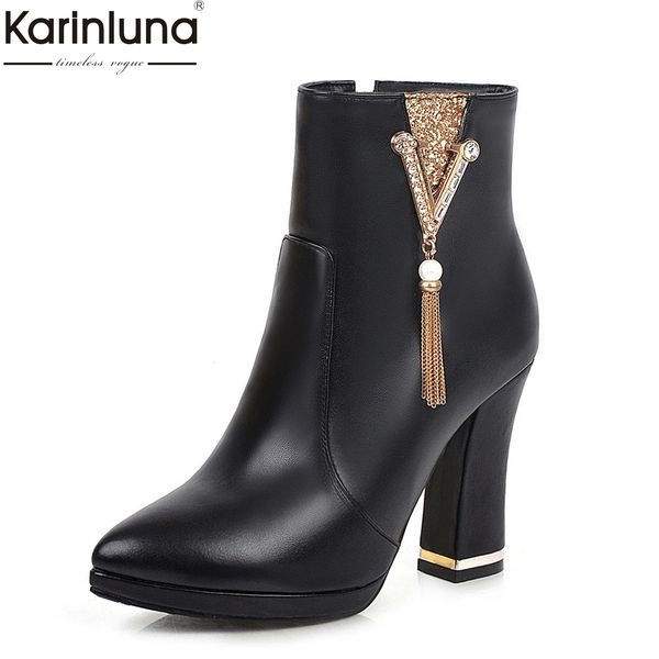 women's elegant 2020 high heels ankle boots woman shoes dropship pointed toe office shoes women boots, Black
women's elegant 2020 high heels ankle boots woman shoes dropship pointed toe office shoes women boots, Black
