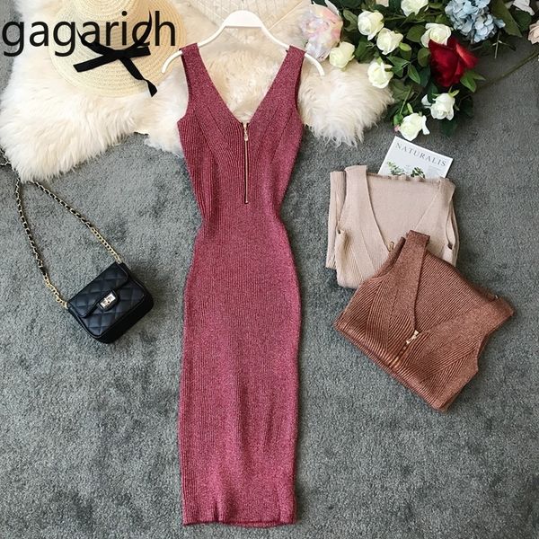 gagarich fashion bling stretch midi dress sleeveless solid women bodycon dresses deep v-neck zipper party knitted vestidos, Black;gray
gagarich fashion bling stretch midi dress sleeveless solid women bodycon dresses deep v-neck zipper party knitted vestidos, Black;gray