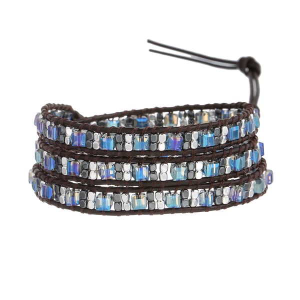 handmade real leather braided wrap bracelets for women colorful tranceparent crystal hematite stone bracelets lucky gifts, Black
handmade real leather braided wrap bracelets for women colorful tranceparent crystal hematite stone bracelets lucky gifts, Black