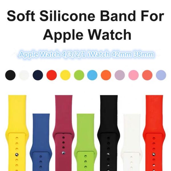 28 color ilicone port band replacement for apple watch 4 3 2 1 band wri t trap with adapter acce orie 40mm 44mm 42mm 38mm
28 color ilicone port band replacement for apple watch 4 3 2 1 band wri t trap with adapter acce orie 40mm 44mm 42mm 38mm