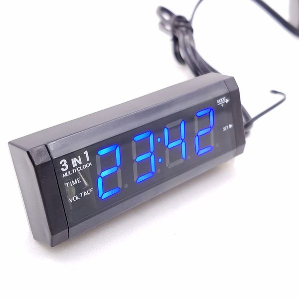 car auto electronic clock car thermometer luminous watch adornment decoration 
car auto electronic clock car thermometer luminous watch adornment decoration