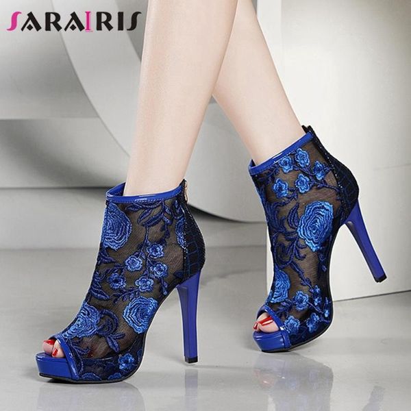 sandals sarairis office ladies peep toe mesh elegant embroider summer women concise thin high heels date shoes woman, Black
sandals sarairis office ladies peep toe mesh elegant embroider summer women concise thin high heels date shoes woman, Black