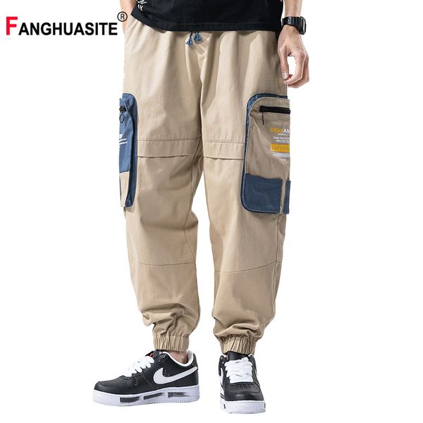 2020 new multi-pocket men's cargo pants patchwork fashion hip-hop joggres pants beam feet loose comfortable casual kx292, Black
2020 new multi-pocket men's cargo pants patchwork fashion hip-hop joggres pants beam feet loose comfortable casual kx292, Black