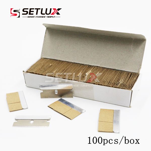 100pcs 1.5inch steel razor blade vinyl wrap blades professional car tinting tools car film wrapping razor scraper
100pcs 1.5inch steel razor blade vinyl wrap blades professional car tinting tools car film wrapping razor scraper