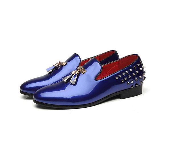 2020 formal men dress shoes for christmas party rivet tassel oxfords male fashion bright business wedding leather shoes, Black
2020 formal men dress shoes for christmas party rivet tassel oxfords male fashion bright business wedding leather shoes, Black