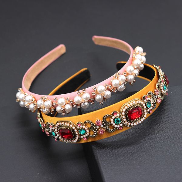 white pearl rhinestone baroque headband new fashion simple white snowflake pearl wild headband 859, Golden;white
white pearl rhinestone baroque headband new fashion simple white snowflake pearl wild headband 859, Golden;white