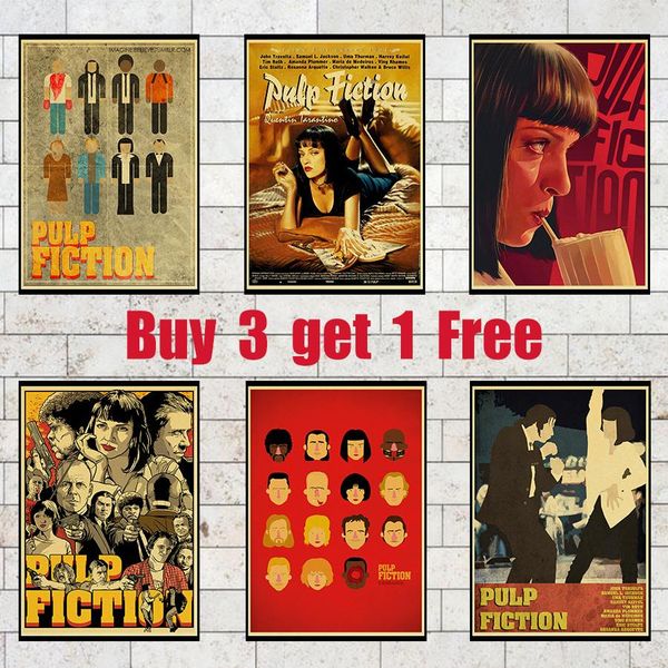 pulp fiction poster wall decorative stickers for livingroom bedroom printed modern painting claer picture
pulp fiction poster wall decorative stickers for livingroom bedroom printed modern painting claer picture