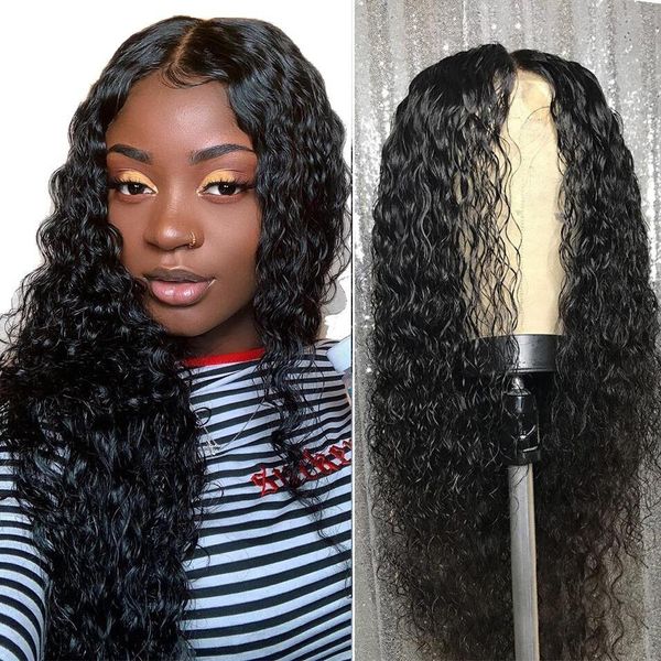 13x4 lace front human hair wigs pre plucked for women brazilian deep wave lace frontal wig with baby hair remy, Black
13x4 lace front human hair wigs pre plucked for women brazilian deep wave lace frontal wig with baby hair remy, Black