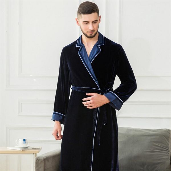ianlan spring autumn & winter robe nightgown mens real silk bathrobe long velour sleepwear with waistband thick pajamas il00454, Black;brown
ianlan spring autumn & winter robe nightgown mens real silk bathrobe long velour sleepwear with waistband thick pajamas il00454, Black;brown