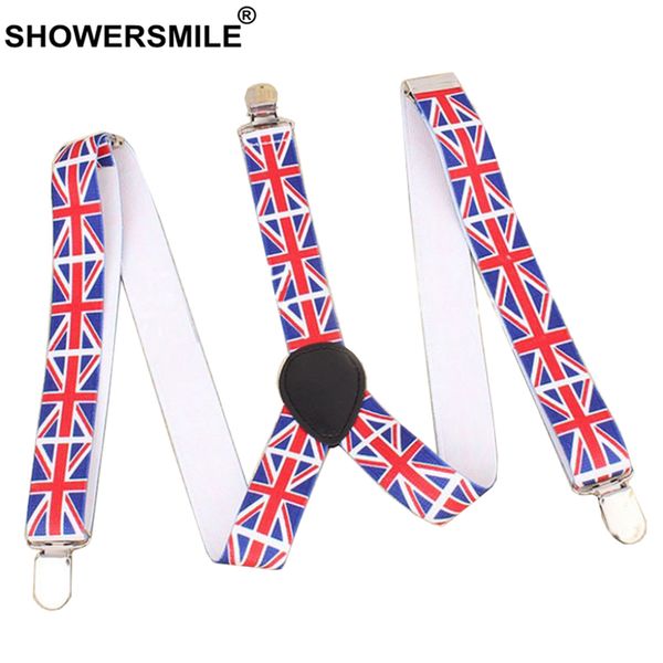 showersmile men suspenders british flag male pants strap fashion 3 clips y back elastic adjustable big kids braces suspenders, Black;white
showersmile men suspenders british flag male pants strap fashion 3 clips y back elastic adjustable big kids braces suspenders, Black;white