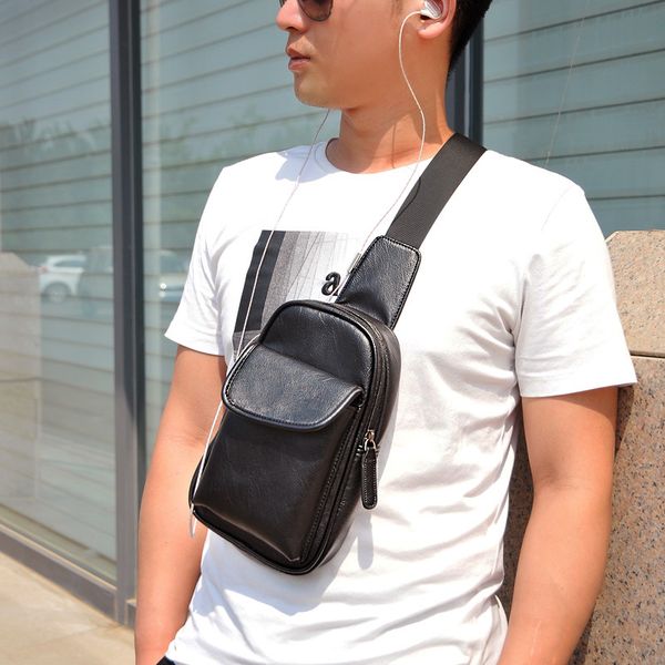xiao.p men's casual chest bag single shoulder bag sling chest pack pu leather sports crossbody handbag
xiao.p men's casual chest bag single shoulder bag sling chest pack pu leather sports crossbody handbag
