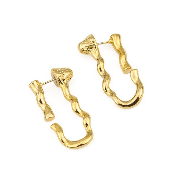2020 new gold color irregular hoop earrings nordic style exaggeration earrings for women jewelry, Golden;silver
2020 new gold color irregular hoop earrings nordic style exaggeration earrings for women jewelry, Golden;silver